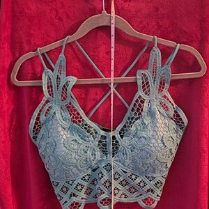 Blue Lace Bralette size L